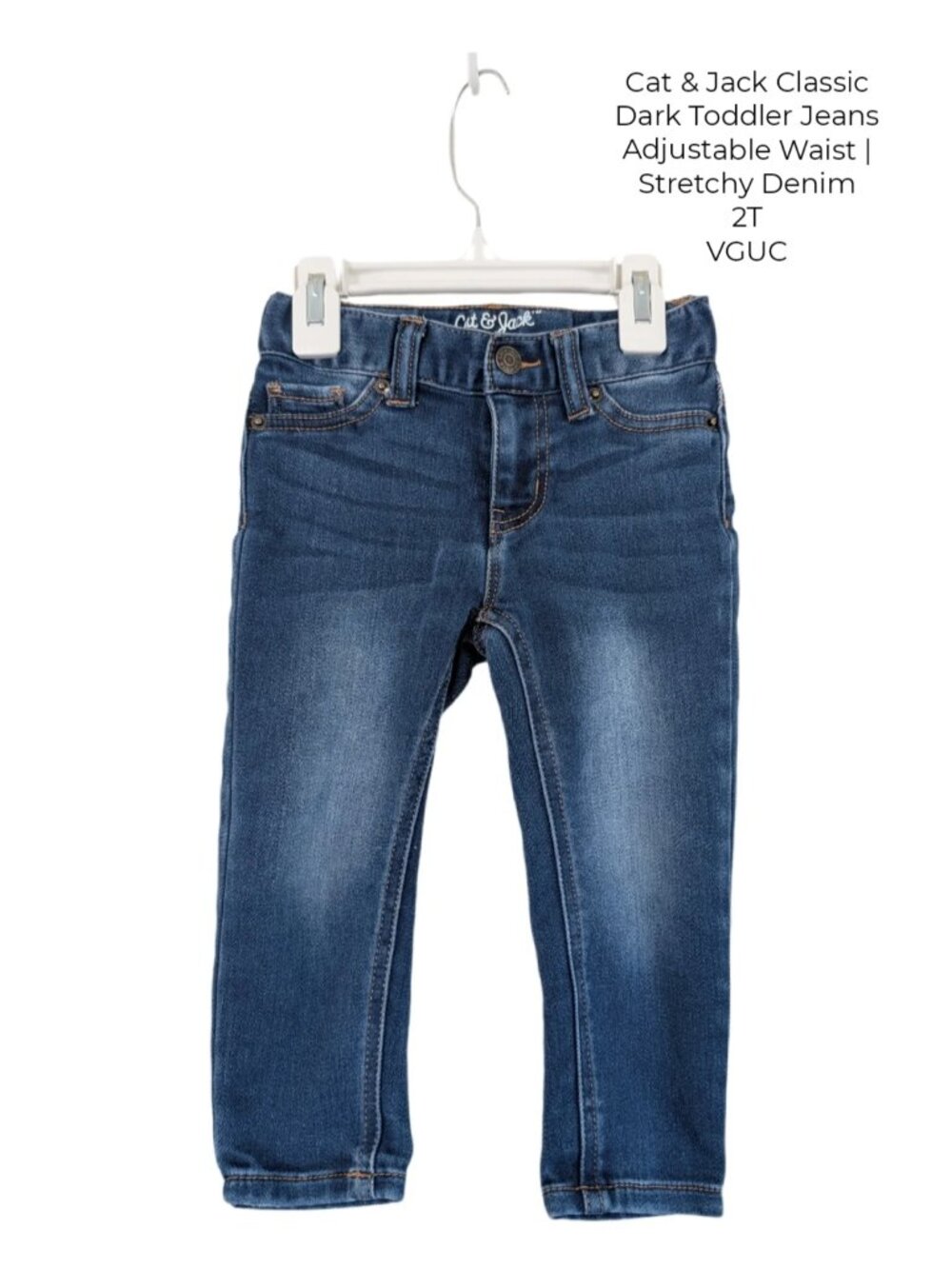 Cat & Jack Classic Dark Toddler Jeans‎